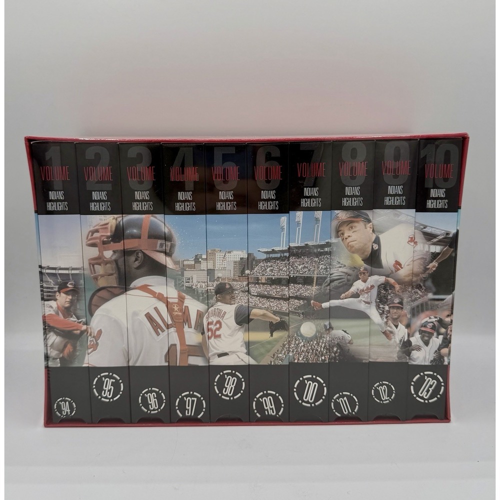 Jacobs Field 10th Anniversary VHS Collection - MLB Cleveland Indians NEW SEALED